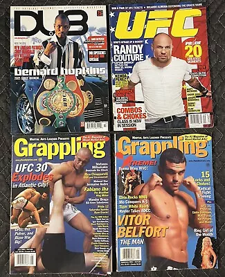 Grappling DUB UFC Magazine Lot Randy Couture Vitor Belfort Bernard Hopkins • $15