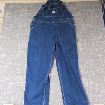 Liberty Overalls Mens 40x30 Blue Denim Jean Bib Farmer Rancher Carpenter VGC • $25