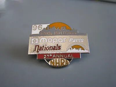 1996 Mopar Parts Nationals Englishtown Nhra Drag Racing Event Hat Pin • $12.50