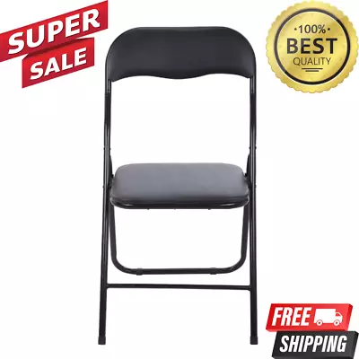 $10.90 • Buy Standard Fold Up Black Chair Foldaway Chair