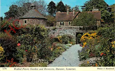 Picture Postcard~ Dunster Walled Priory Garden And Dovecote [Harvey Barton] • £2.49