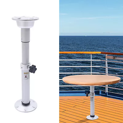 Pedestal Table Base Table Leg Adjustable Height 50-71.8cm For RV Yacht Sailboat • $72