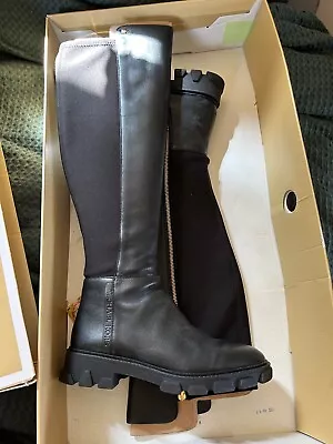 Michael Kors Bromley Women's Leather Over-The-Knee Boots - Black 8.0 US • $175