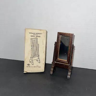 Hello Dolly Swivel Mirror 6448 Vintage Doll House Furniture • $6