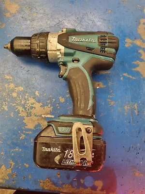 MAKITA DHP458 18V COMBI DRILL With One 3.0Ah Battery • £45