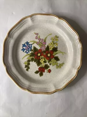 Mikasa Garden Club Basket Of Wildflowers Salad Plate 8” EC 403 *Good Condition* • $14.99