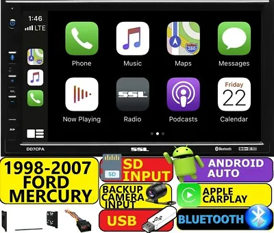 1998-2007 Ford Mercury Nav Apple Carplay Android Auto Bluetooth Usb Car Stereo • $299.99