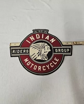 🇺🇸New Vintage Indian Motorcycle Riders Group Patch 11 X8  Est 1901  • $19.99