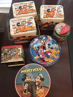 Disney Vintage Tin Containers • $60