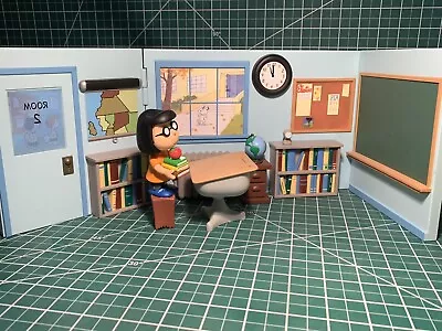 Peanuts Figure- Marcie  3” Figure And The Classroom Environment Plus Accessories • $24.99