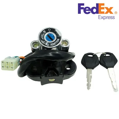 Aluminium Alloy Universal Motorcycle Modified Ignition Key Lock Set Kit Switch • $29.54