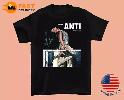 Rihanna ANTI World Tour 2016 Gift Short Sleeve Unisex T-Shirt All Size S To 5XL • $19.99