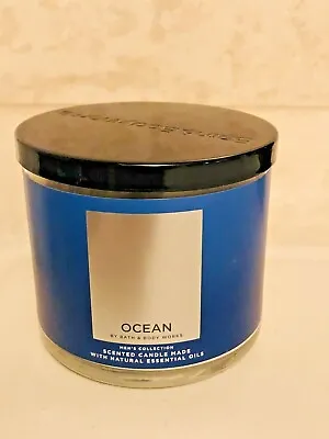 Bath & Body Works OCEAN Candle Scented Large 3-Wick Men Candle Large NEW FEB • $25