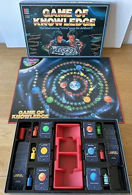 Vintage 1984 Milton Bradley The Game Of Knowledge Board Game - 100% Complete • £18