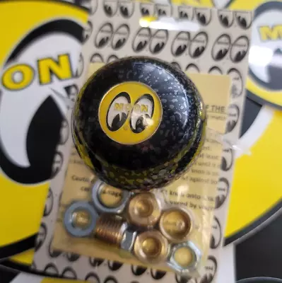 $69.99 • Buy MOONEYES Black SHIFT KNOB Vtg Hot Rod Custom GASSER Drag Racing NHRA Handle MOON