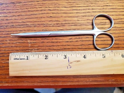 $6.95 • Buy V. Mueller VINT CH5674-001 5 3/4  Curved Tenotomy Scissors German Stainless