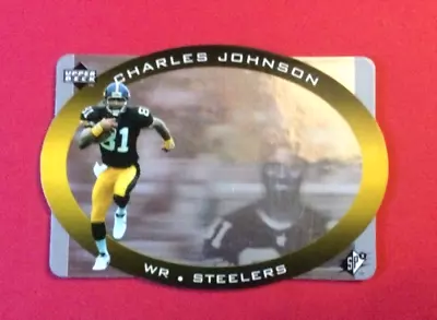 1996 Upper Deck SPx Gold Charles Johnson Pittsburgh Steelers #36 • $1.50