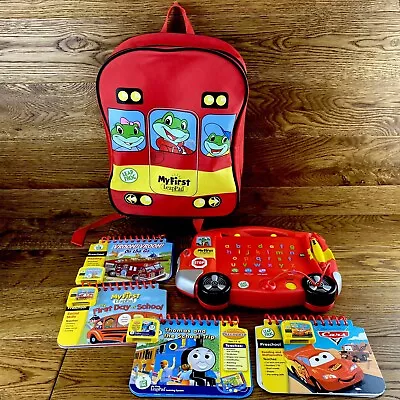 LeapFrog My First Leapad Bus & Bag With 4 Games & Books Learning System VGC FWO • £49.99