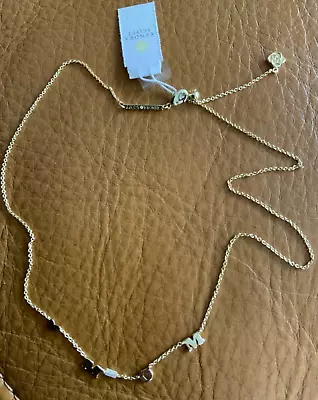 KENDRA SCOTT “MOM”heart Strand Necklace In Gold 19”NWT$58 14k Gold Over Brass • $34.99