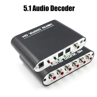 5.1 Audio Gear AC-3 Digital Audio Converter LPCM To Digital Audio De-'h • $18.97