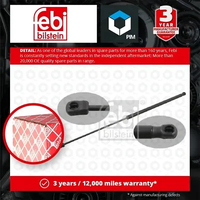 Bonnet Gas Strut Fits VW JETTA Mk3 2.5 Right 06 To 10 Spring Lift Front Febi New • $25.55