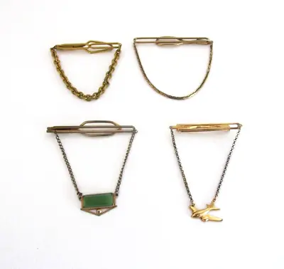 $24 • Buy Vintage Chain Tie Bar Clip Lot Nu-Lok Swank And Unsigned