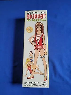 Vintage Barbie Skipper Brunette Box 950 Box Only • $56
