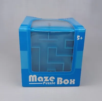 3  Blue Plastic Money Maze Coin Bank Gift Box • $14.99