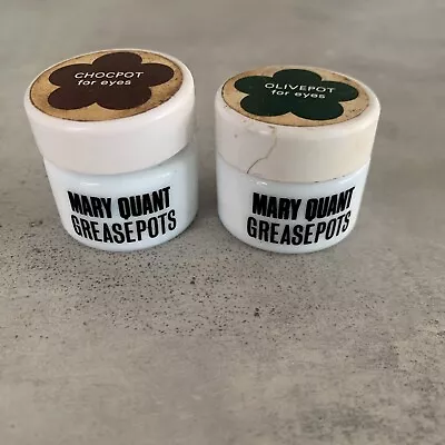 Vintage 1970s Mary Quant Make-up Greasepots • £10