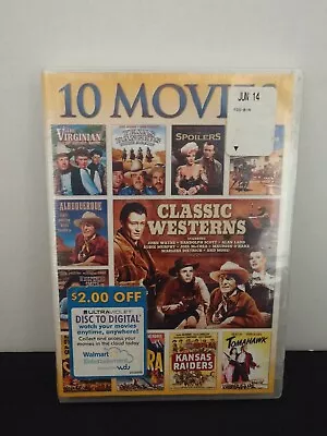 Classic Westerns: 10-Movie Collection (DVD 2014) The Virginian Spoilers  • $7.70