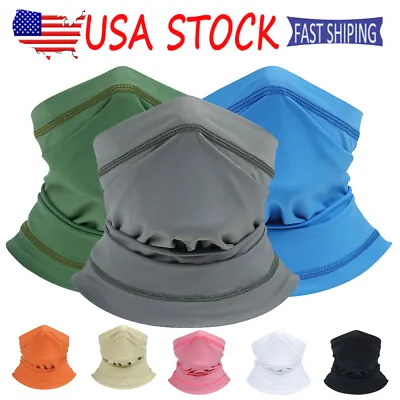 $3.99 • Buy UPF 50+ UV Sun Protection Face Mask Face Cover Neck Gaiter For Cycling Hiking US