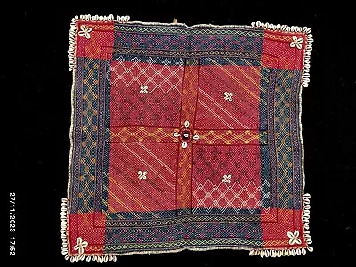 Indian Vintage Antique Ethnic Banjara Tribal Indigo Kutchi Rabari Textile Boho 4 • $379.05