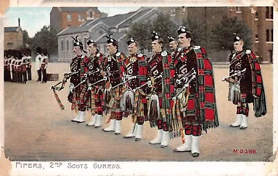 Pipers 2nd Scots Guards Bagpipers Military Parade Postcard (92) • £16.50
