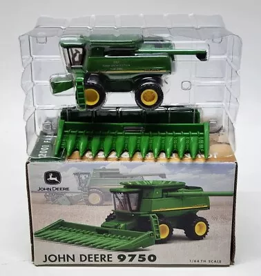 $92 • Buy John Deere 9750 STS Combine W/ Corn / Grain Head 2001 Farm Show Ertl 1/64  Scale