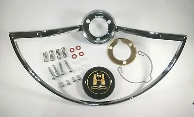 1960-1971 Vw Bug Beetle Ghia T3 Chrome Horn Ring W/ Horn Button & Mounting Kit • $69.85