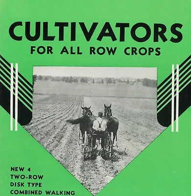 IH McCormick-Deering Walking And Riding Cultivators Horses Drawn Draft Brochure • $21