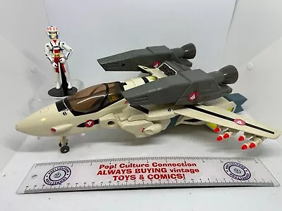 Vintage 1985 Matchbox Robotech Veritech VF-1S Fighter Complete And Rick • $399.95