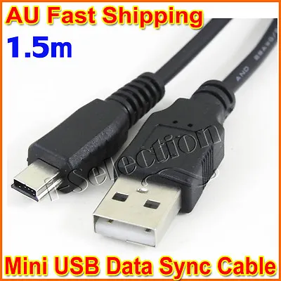 1.5m UC-E4 USB Cable For Nikon D70s D70 D7000 D3000 D3100 D90 D50 D3 D3x D40 D50 • $12.99