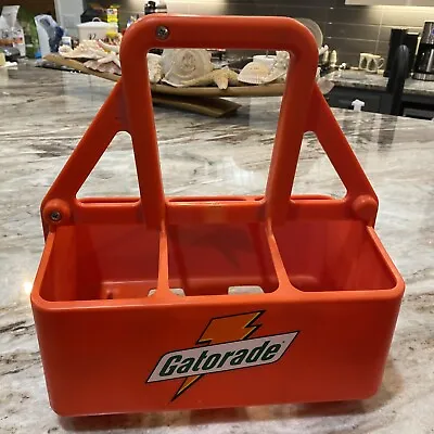 Gatorade Vintage Water Squeeze Bottle Carrier Case Lightning Bolt Football Socce • $18.86