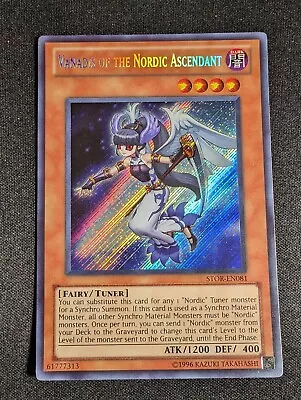 Yu-Gi-Oh! Vanadis Of The Nordic Ascendant STOR-EN081 Unlimited Secret Rare NM • $7