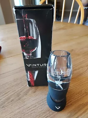 Vinturi Essential Wine Aerator Etched With Robert Mondavi W/ 6 Wine Glass Charms • $7.99