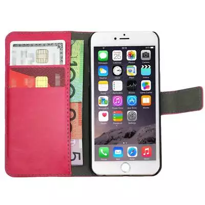 Premium Flip Wallet Case PU Leather Card Slot Cover For IPhone X 8 7 6 5 4 Plus • $8.99