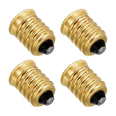 4Pcs E14 To E12 Adapter Converter Light Socket Bulb Base Adapter Gold Tone • $9.86