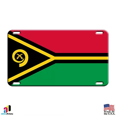 Vanuatu Country Flag License Plate Home Wall Decor Novelty Aluminum Metal Sign • $9.95