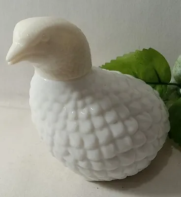 Vintage Avon Milk Glass Patridge Perfume Decanter • $26