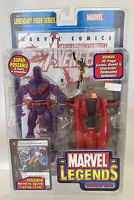 Marvel Legends Wonder Man 6” Figure Legendary Rider Series Purple Variant 2005 • $29.99