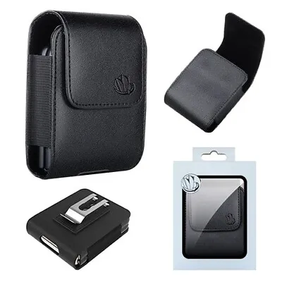 For Samsung Galaxy Z Flip 5/4/3 Carrying Pouch Leather Case W/ Holster Belt Clip • $12.95