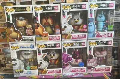 $41 • Buy Funko Pop! Disney Alice In Wonderland LOT Cheshire Cat Caterpillar Rabbit Walrus