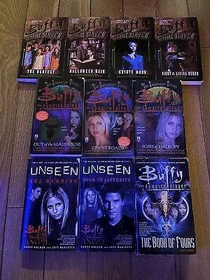 Lot Of 10 Buffy The Vampire Slayer Paperback Novels Gatekeeper Trilogy & More • $19.99