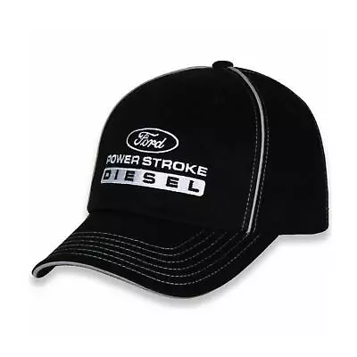 Hat - Ford Powerstroke Diesel Adjustable Ball Cap Black • $21.95